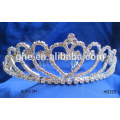 Novo modelo de cristal coroa de cristal tiara princesa tiara para meninas coroa de aniversário princesa coroa